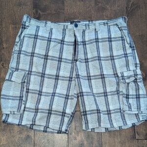 ⭐3/$12⭐ Men's Plaid Cargo Shorts